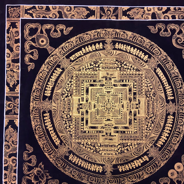 Kalachakra Mandala Tibetan Thangka Painting