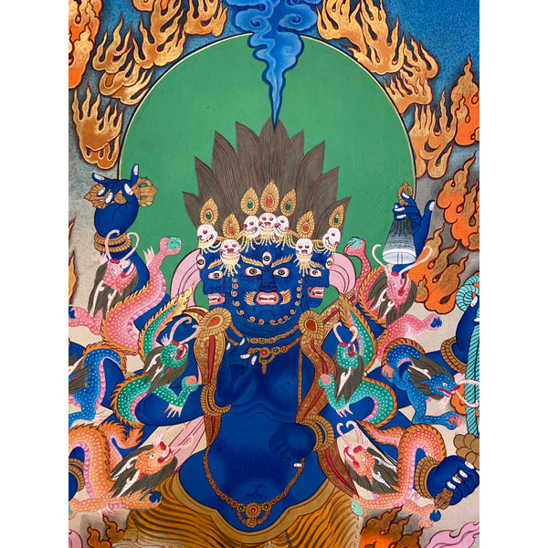 Akash Bhairab Thangka