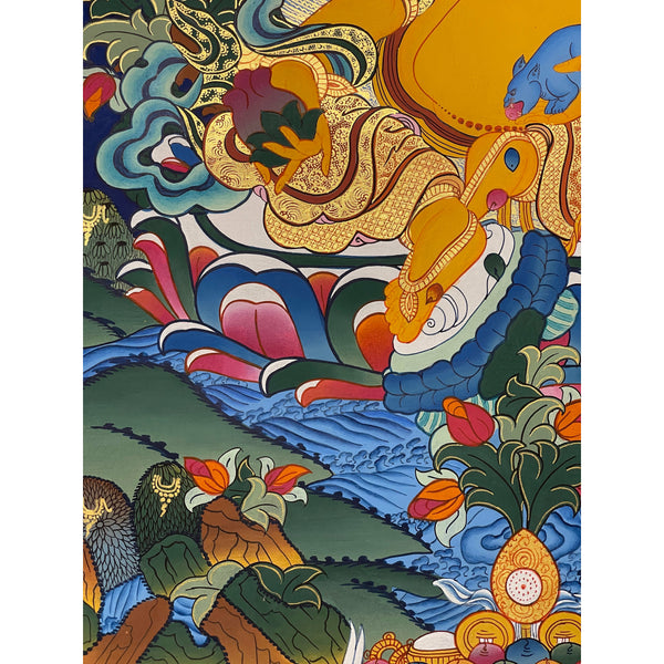 Jambhala Tibetan Thangka