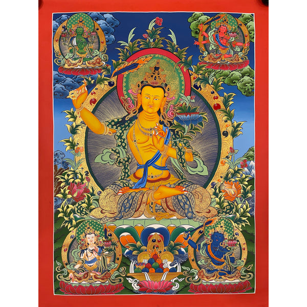 Manjushri Large Thangka