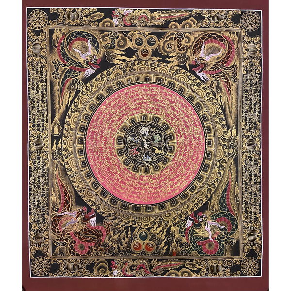 Om Mantra Mandala Thangka