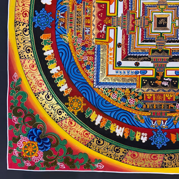 Kalachakra Mandala Tibetan Thangka Painting
