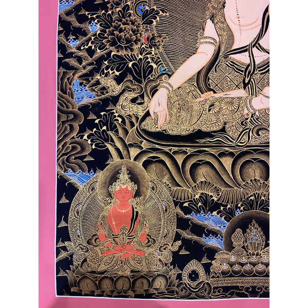 White Tara Masterpiece Thangka