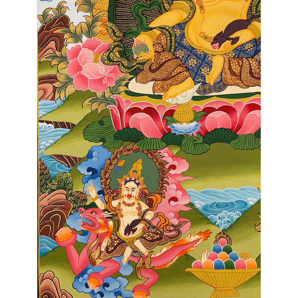 Jambhala Tibetan Thangka