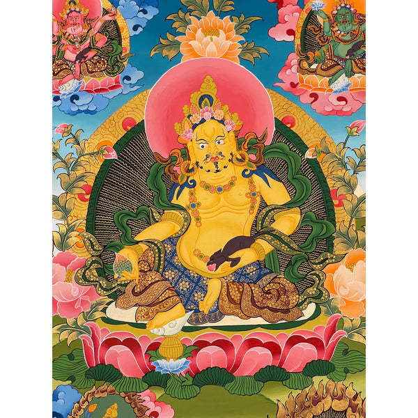 Jambhala Tibetan Thangka