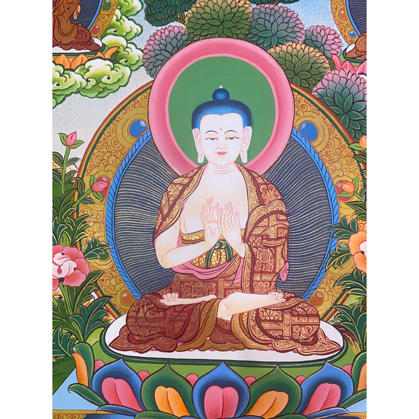 Vairocana Buddha Thangka Painting
