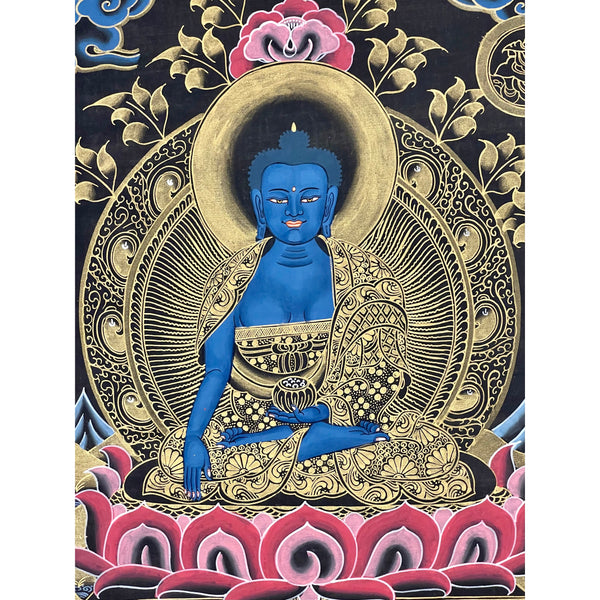 Pancha Buddha Thangka – A Representation of the Five Wisdom Tathagatas
