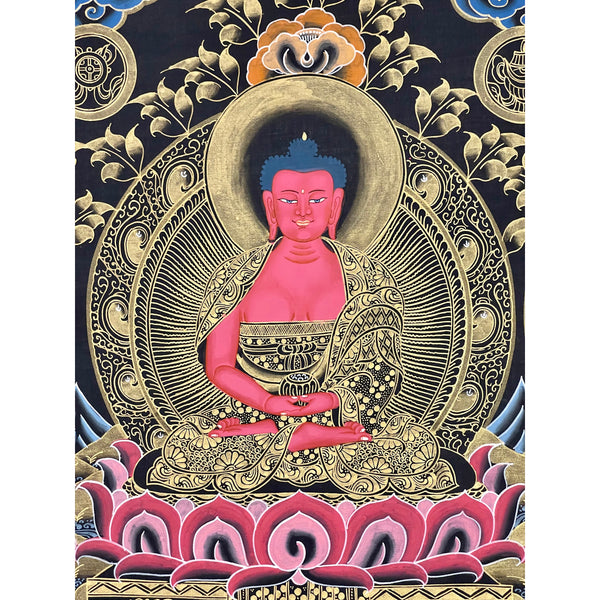 Pancha Buddha Thangka – A Representation of the Five Wisdom Tathagatas