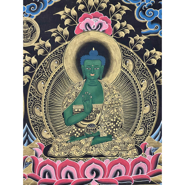 Pancha Buddha Thangka – A Representation of the Five Wisdom Tathagatas