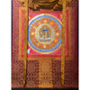 Kalachakra Alphabet Silk Framed Thangka Painting