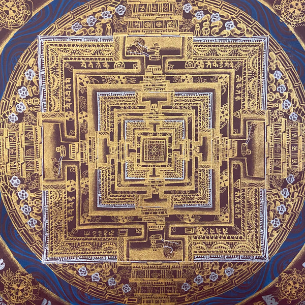 Kalachakra Mandala Tibetan Thangka Painting