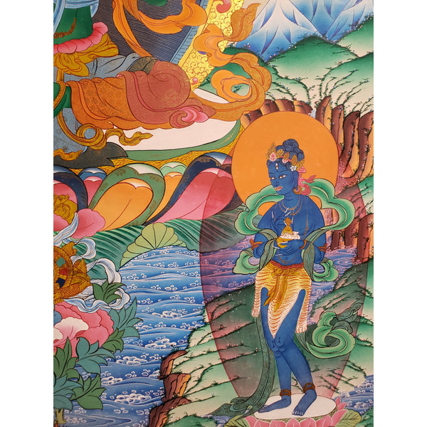 Green Tara Large Thangka