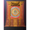 Kalachakra Alphabet Silk Framed Thangka Painting - Art Of Tibet