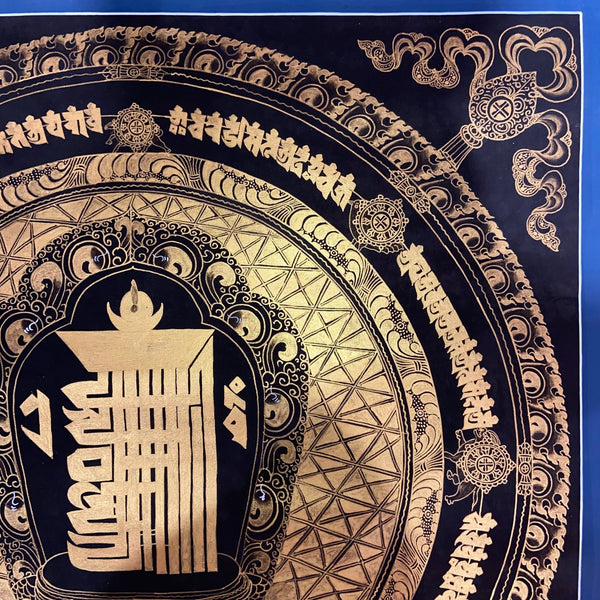 Kalachakra Alphabet Tibetan Thangka Painting - Art Of Tibet