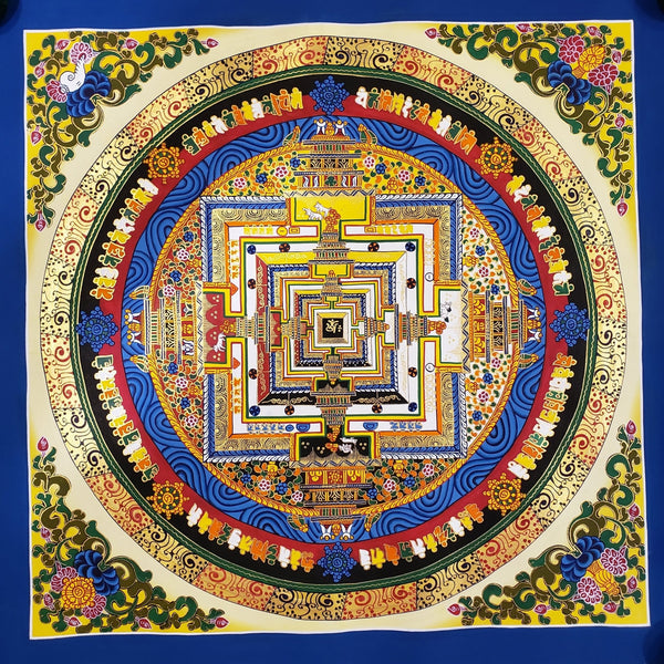 Kalachakra Mandala Tibetan Thangka Painting - Art Of Tibet