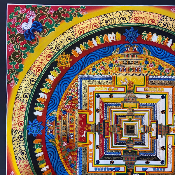 Kalachakra Mandala Tibetan Thangka Painting - Art Of Tibet