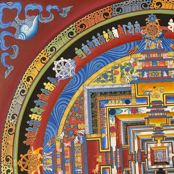Kalachakra Mandala Tibetan Thangka Painting - Art Of Tibet