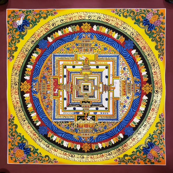 Kalachakra Mandala Tibetan Thangka Painting - Art Of Tibet