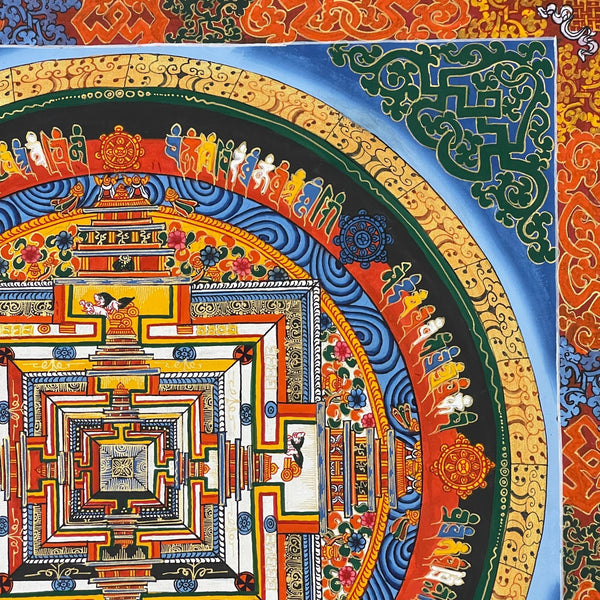 Kalachakra Mandala Tibetan Thangka Painting - Art Of Tibet