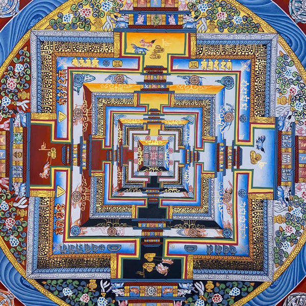 Kalachakra Mandala Tibetan Thangka Painting - Art Of Tibet