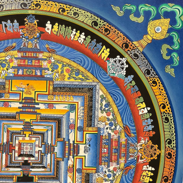 Kalachakra Mandala Tibetan Thangka Painting - Art Of Tibet