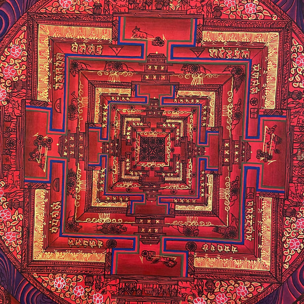 Kalachakra Mandala Tibetan Thangka Painting - Art Of Tibet