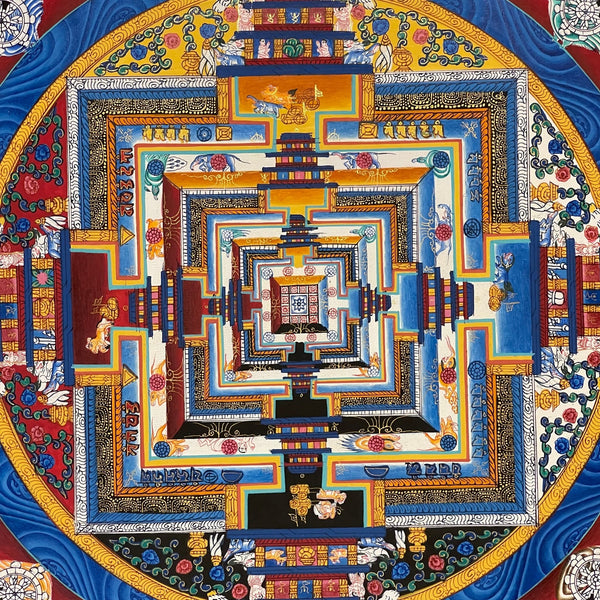 Kalachakra Mandala Tibetan Thangka Painting - Art Of Tibet