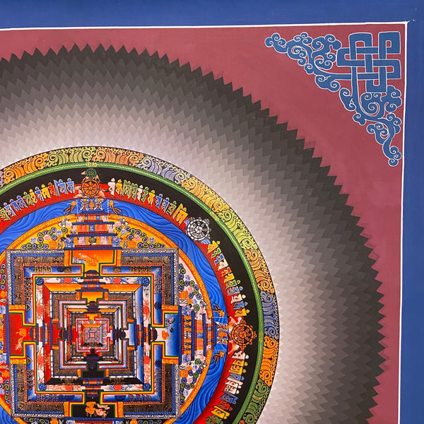 Kalachakra Mandala Tibetan Thangka Painting - Art Of Tibet