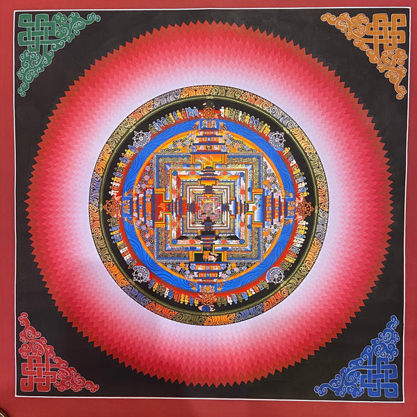 Kalachakra Mandala Tibetan Thangka Painting - Art Of Tibet
