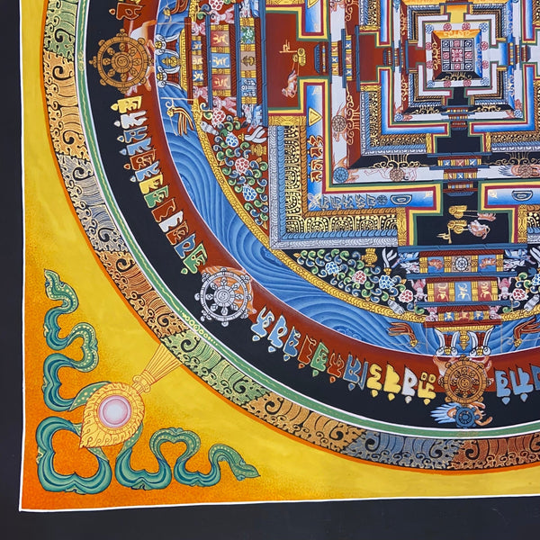 Kalachakra Mandala Tibetan Thangka Painting - Art Of Tibet