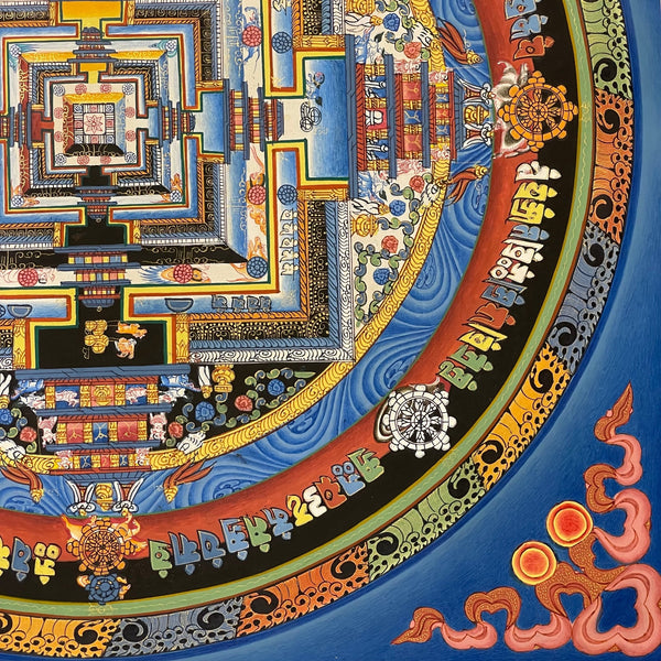 Kalachakra Mandala Tibetan Thangka Painting - Art Of Tibet