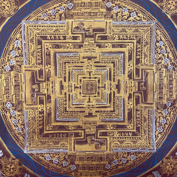 Kalachakra Mandala Tibetan Thangka Painting - Art Of Tibet