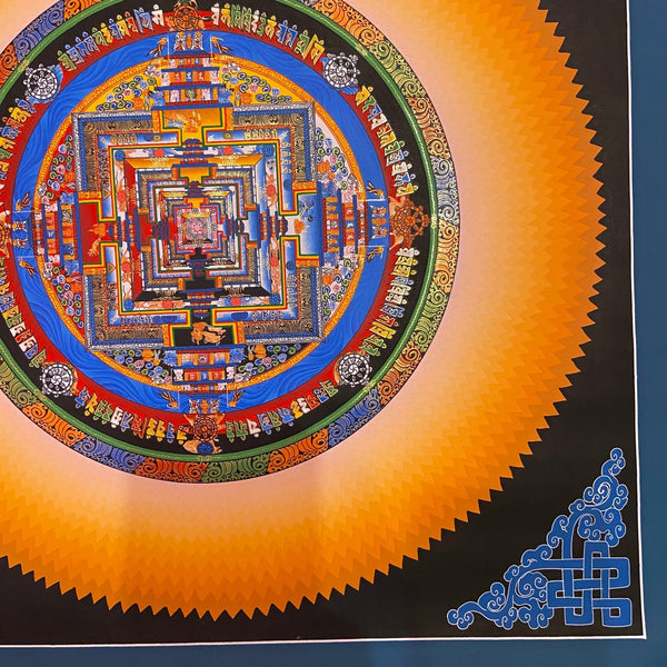 Kalachakra Mandala Tibetan Thangka Painting - Art Of Tibet