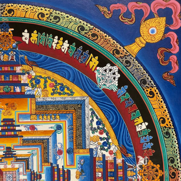 Kalachakra Mandala Tibetan Thangka Painting - Art Of Tibet