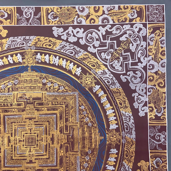 Kalachakra Mandala Tibetan Thangka Painting - Art Of Tibet