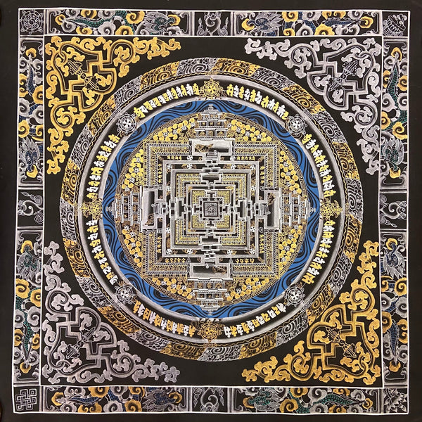 Kalachakra Mandala Tibetan Thangka Painting - Art Of Tibet