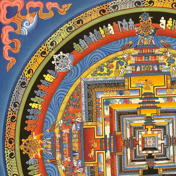 Kalachakra Mandala Tibetan Thangka Painting - Art Of Tibet
