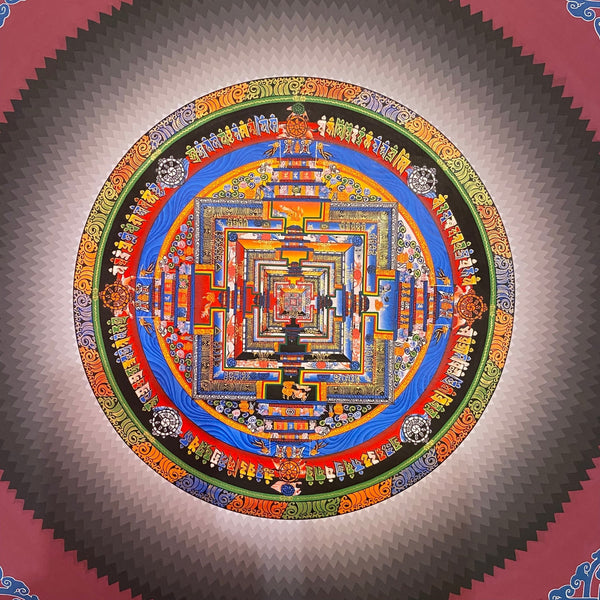 Kalachakra Mandala Tibetan Thangka Painting - Art Of Tibet
