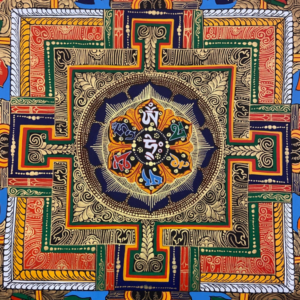 Kalachakra Mandala Tibetan Thangka Painting - Art Of Tibet