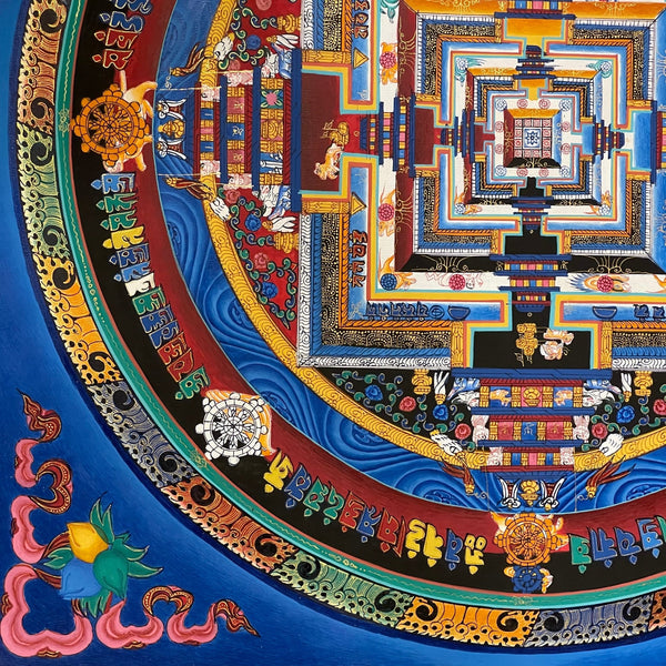 Kalachakra Mandala Tibetan Thangka Painting - Art Of Tibet
