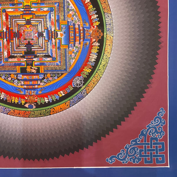 Kalachakra Mandala Tibetan Thangka Painting - Art Of Tibet