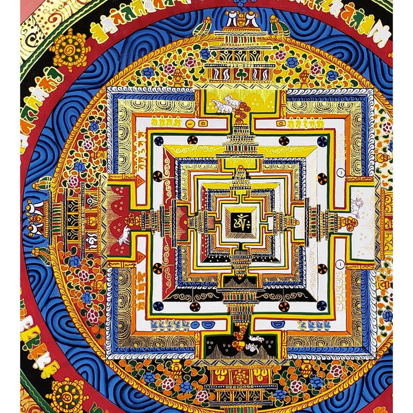 Kalachakra Mandala Tibetan Thangka Painting - Art Of Tibet