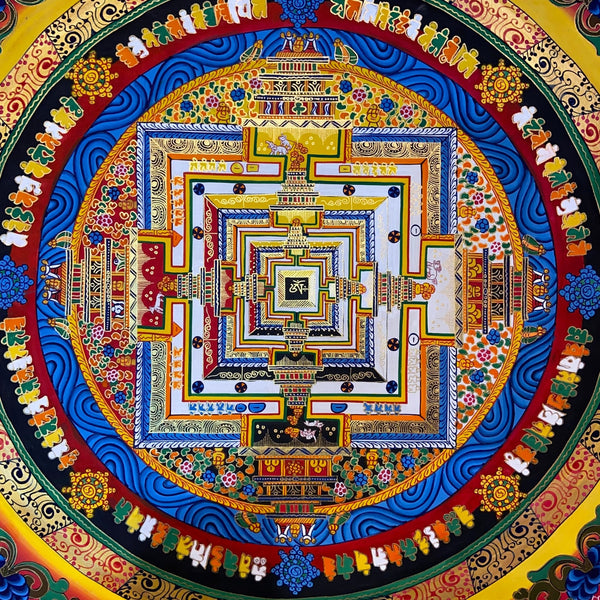 Kalachakra Mandala Tibetan Thangka Painting - Art Of Tibet
