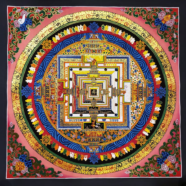 Kalachakra Mandala Tibetan Thangka Painting - Art Of Tibet