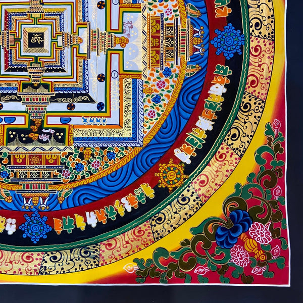 Kalachakra Mandala Tibetan Thangka Painting - Art Of Tibet