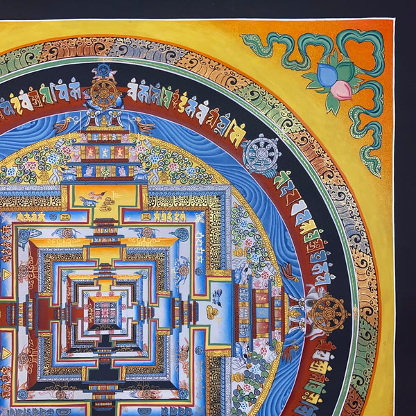 Kalachakra Mandala Tibetan Thangka Painting - Art Of Tibet