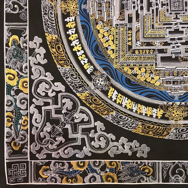 Kalachakra Mandala Tibetan Thangka Painting - Art Of Tibet