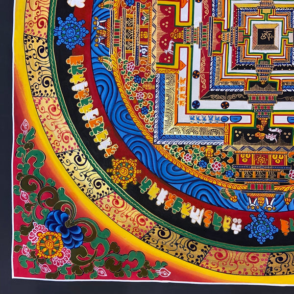 Kalachakra Mandala Tibetan Thangka Painting - Art Of Tibet