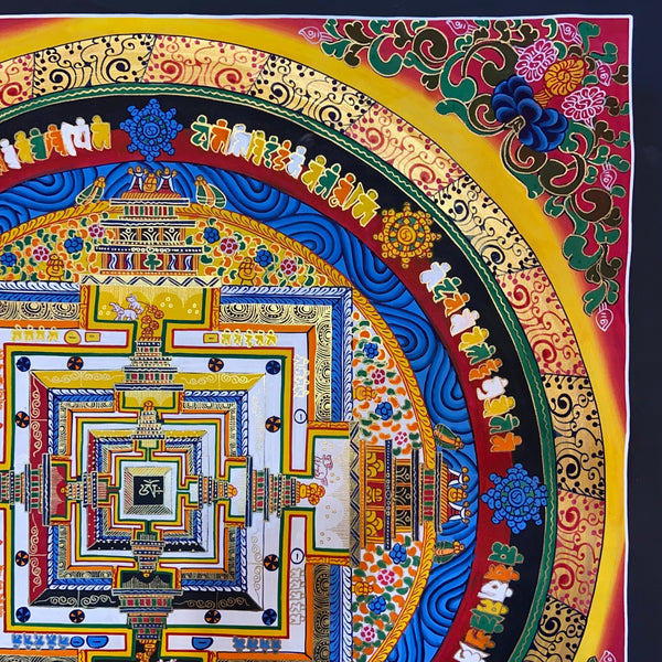 Kalachakra Mandala Tibetan Thangka Painting - Art Of Tibet
