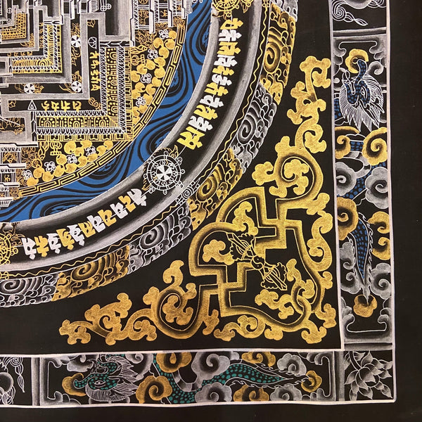 Kalachakra Mandala Tibetan Thangka Painting - Art Of Tibet